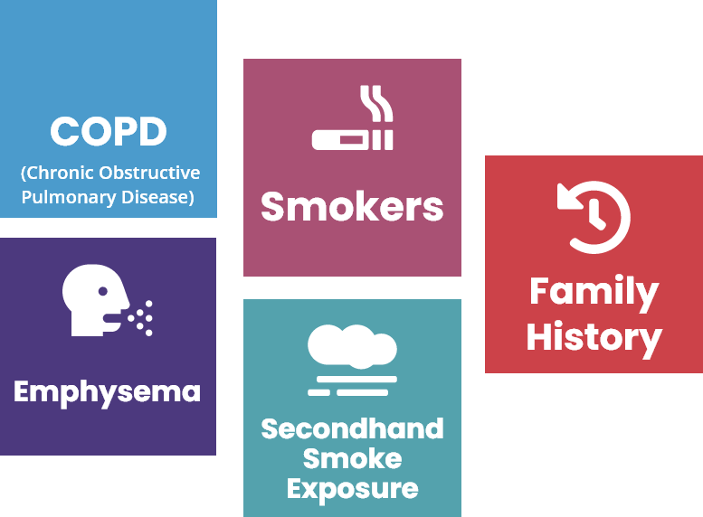 Visiongate Lung Cancer Awareness Risk Diagram